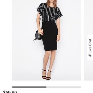 EXPRESS. High Waisted Pencil Skirt